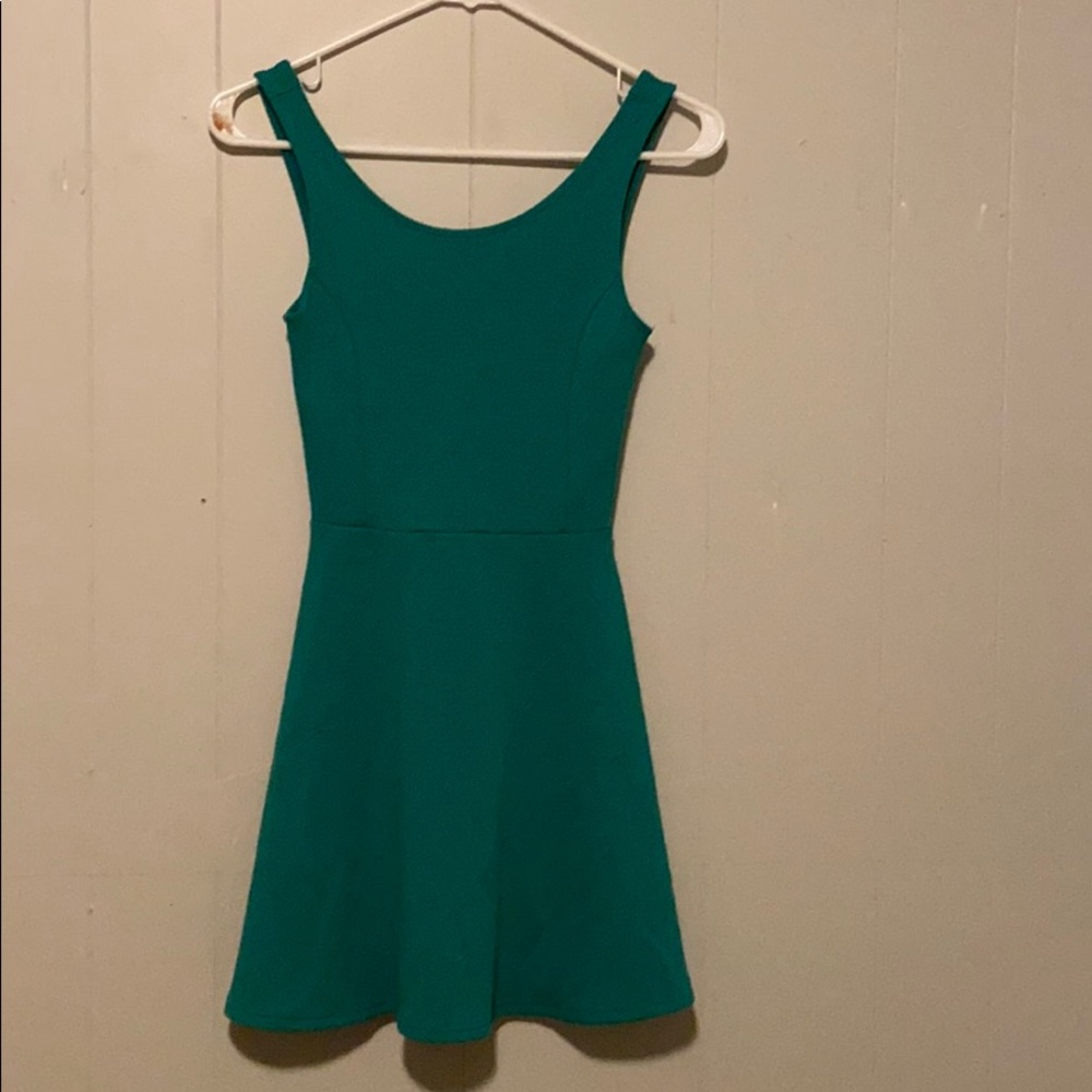Green summer dress